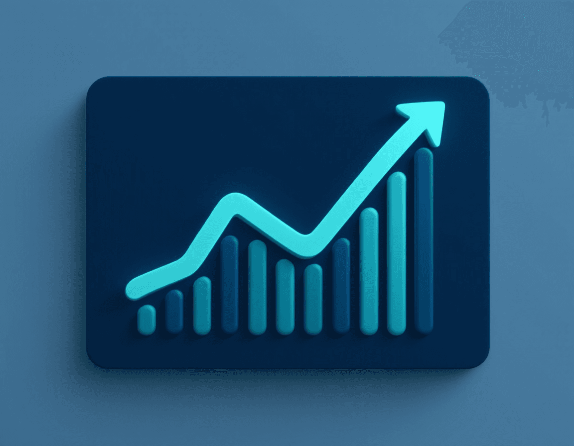 Abstract SaaS analytics graph